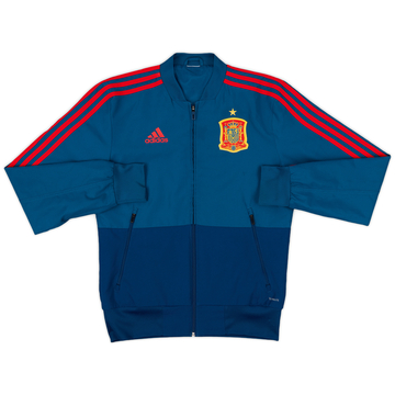 2017-18 Spain adidas Track Jacket - 8/10 - (S)
