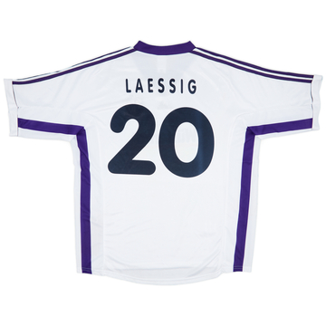 1998 Austria Salzburg Match Worn Intertoto Cup Home Shirt Laessig #20