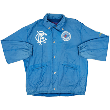1992-93 Rangers Campri Hooded Rain Jacket - 5/10 - (L)