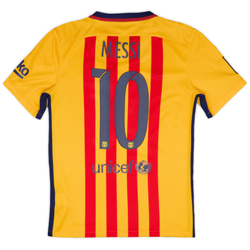 2015-16 Barcelona Away Shirt Messi #10 - 8/10 - (S)