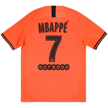 2019-20 Paris Saint-Germain Away Shirt Mbappe #7 - 6/10 - (S)