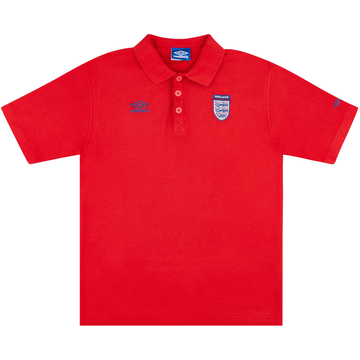 1990s England Umbro Polo Shirt - 8/10 - (XL)