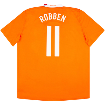 2008-10 Netherlands Home Shirt Robben #11VS
