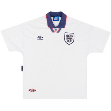 1993-95 England Home Shirt - 6/10 - (L)