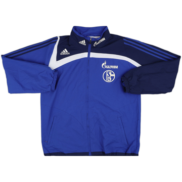 2007-08 Schalke adidas Track Jacket - 8/10 - (XL)