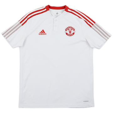 2021-22 Manchester United adidas Polo Shirt - 7/10 - (M)
