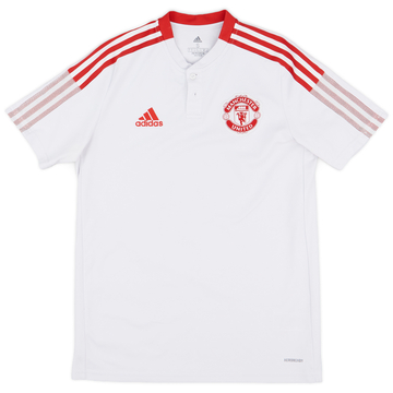 2021-22 Manchester United adidas Polo Shirt - 9/10 - (S)