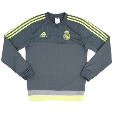 2015-16 Real Madrid adidas Sweat Top - 9/10 - (XS)