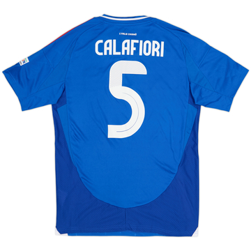 2024-25 Italy Home Shirt Calafiori #5 (M)