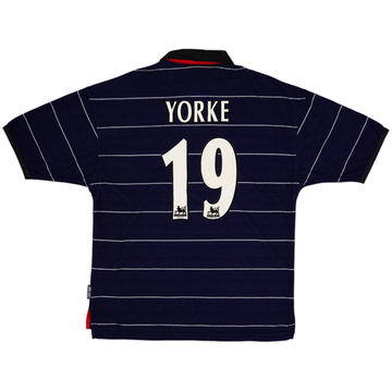 1999-00 Manchester United Away Shirt Yorke #19 - 9/10 - (M)