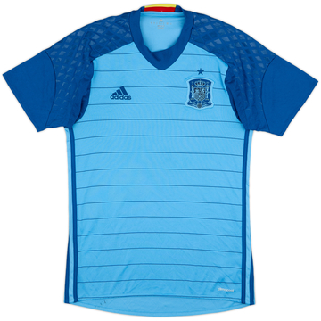 2016-17 Spain GK S/S Shirt - 9/10 - (S)