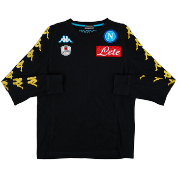 2016-17 Napoli Kappa Cotton Tee - 8/10 - (L)