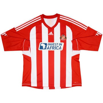 2012-13 Sunderland Home L/S Shirt - 8/10 - (XXL)