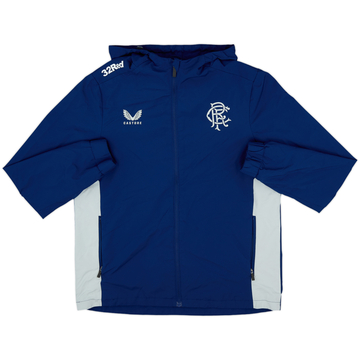 2022-23 Rangers Castore Hooded Rain Jacket - 10/10 - (M)