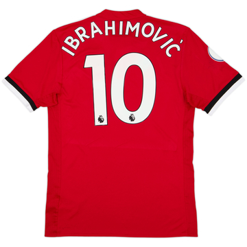 2017-18 Manchester United Home Shirt Ibrahimovic #10 - 7/10 - (S)