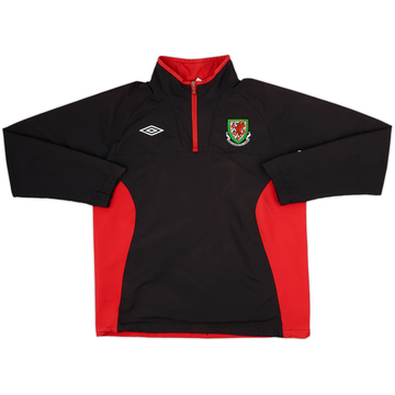 2010-11 Wales Umbro 1/4 Zip Drill Top - 5/10 - (L)