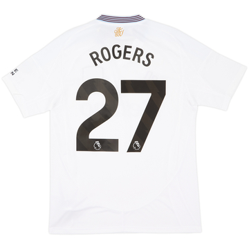2024-25 Aston Villa Away Shirt Rogers #27 (M)