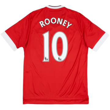 2015-16 Manchester United Home Shirt Rooney #10 - 6/10 - (M)