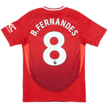 2024-25 Manchester United Home Shirt B.Fernandes #8 - 8/10 - (S)