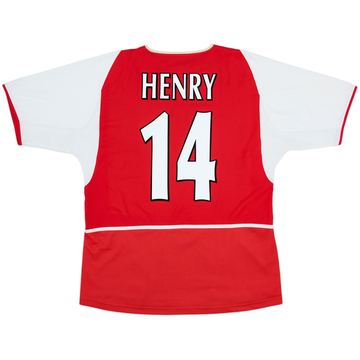 2002-04 Arsenal Home Shirt Henry #14 - 8/10 - (M)
