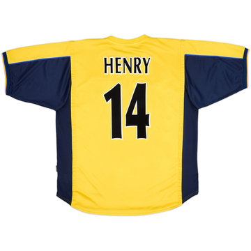 1999-01 Arsenal Away Shirt Henry #14 - 6/10 - (XXL)
