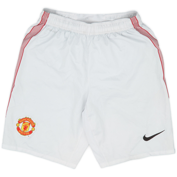 2009-10 Manchester United Home Shorts - 7/10 - (S)
