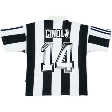 1995-97 Newcastle Home Shirt Ginola #14 - 6/10 - (S)