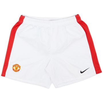 2009-10 Manchester United Home Shorts - 7/10 - (XL.Boys)