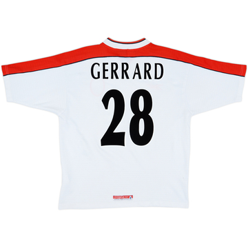 1998-99 Liverpool Away Shirt Gerrard #28 - 5/10 - (L)