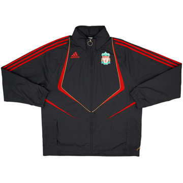 2009-10 Liverpool adidas Hooded Rain Jacket - 6/10 - (L/XL)