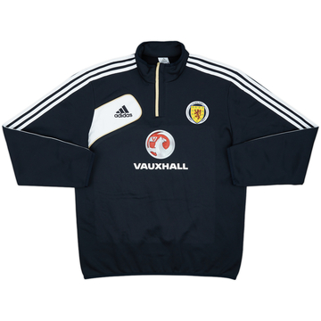 2011-12 Scotland adidas 1/4 Zip Sweat Top - 8/10 - (L/XL)