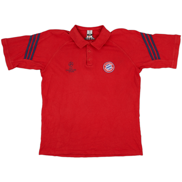 2002-03 Bayern Munich adidas CL Polo Shirt - 9/10 - (XL)