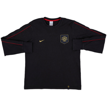 2004-05 Manchester United Nike Heritage L/S Tee - 8/10 - (M)