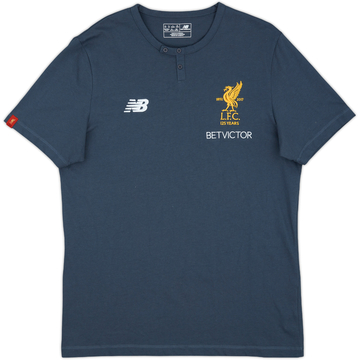 2017-18 Liverpool New Balance Polo Shirt - 9/10 - (L)