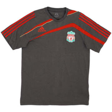 2009-10 Liverpool adidas Cotton Tee - 5/10 - (S)