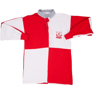 1980s Liverpool Senes Rugby Polo L/S Shirt - 8/10 - (S)
