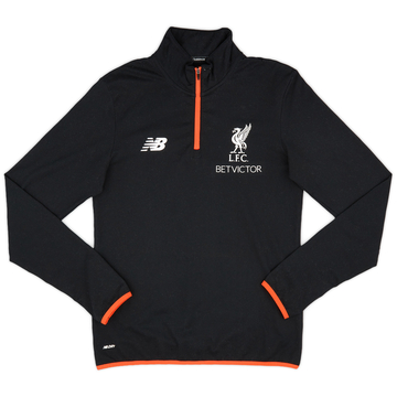 2016-17 Liverpool New Balance 1/4 Zip Training Top - 6/10 - (S)