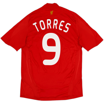 2008-10 Liverpool Home Shirt Torres #9 - 6/10 - (S)
