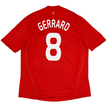 2008-10 Liverpool Home Shirt Gerrard #8 - 7/10 - (XXL)