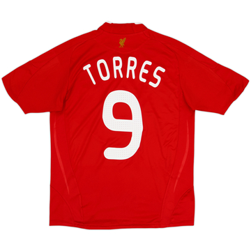 2008-10 Liverpool Camiseta de local Torres #9 - 6/10 - (M)