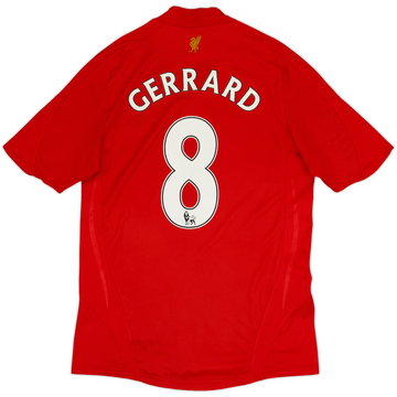 2008-10 Liverpool Home Shirt Gerrard #8 - 6/10 - (S)