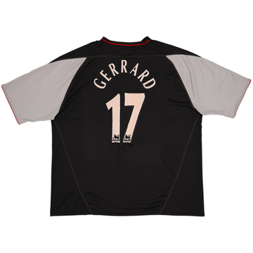 2002-04 Liverpool Away Shirt Gerrard #17 - 7/10 - (XXL)