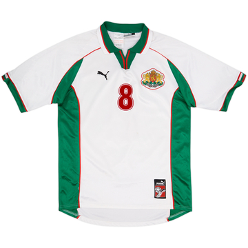 1998-00 Bulgaria Home Shirt Stoichkov #8 - 8/10 - (XL)