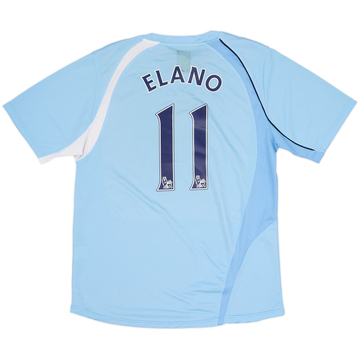 2008-09 Manchester City Home Shirt Elano #11 - 7/10 - (L)
