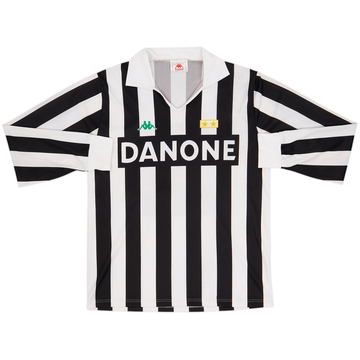 1992-94 Juventus Basic Home L/S Shirt - 9/10 - (L)