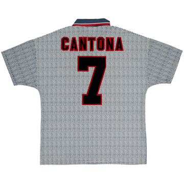 1995-96 Manchester United Away Shirt Cantona #7 - 8/10 - (L)