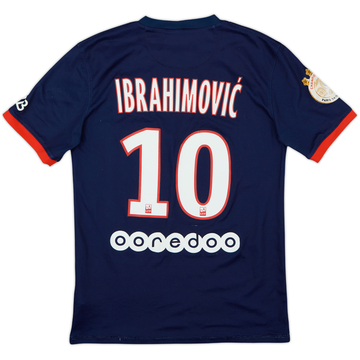 2013-14 Paris Saint-Germain Home Shirt Ibrahimovic #10 - 6/10 - (S)