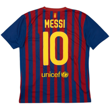 2011-12 Barcelona Home Shirt Messi #10 - 7/10 - (M)