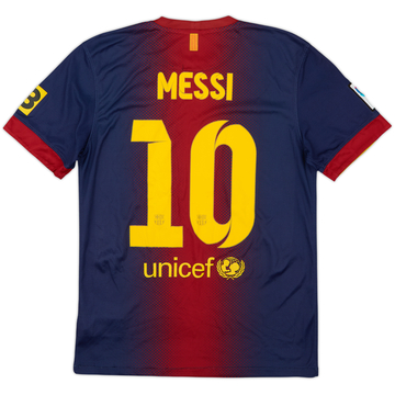 2012-13 Barcelona Home Shirt Messi #10 - 6/10 - (S)