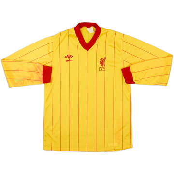 1981-84 Liverpool Away L/S Shirt - 6/10 - (M)